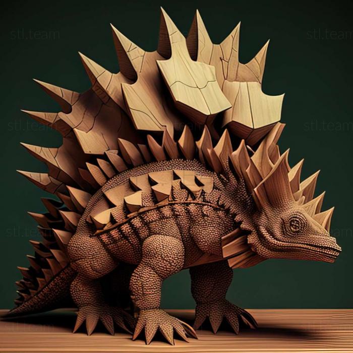 3D модель Стегозавр (STL)